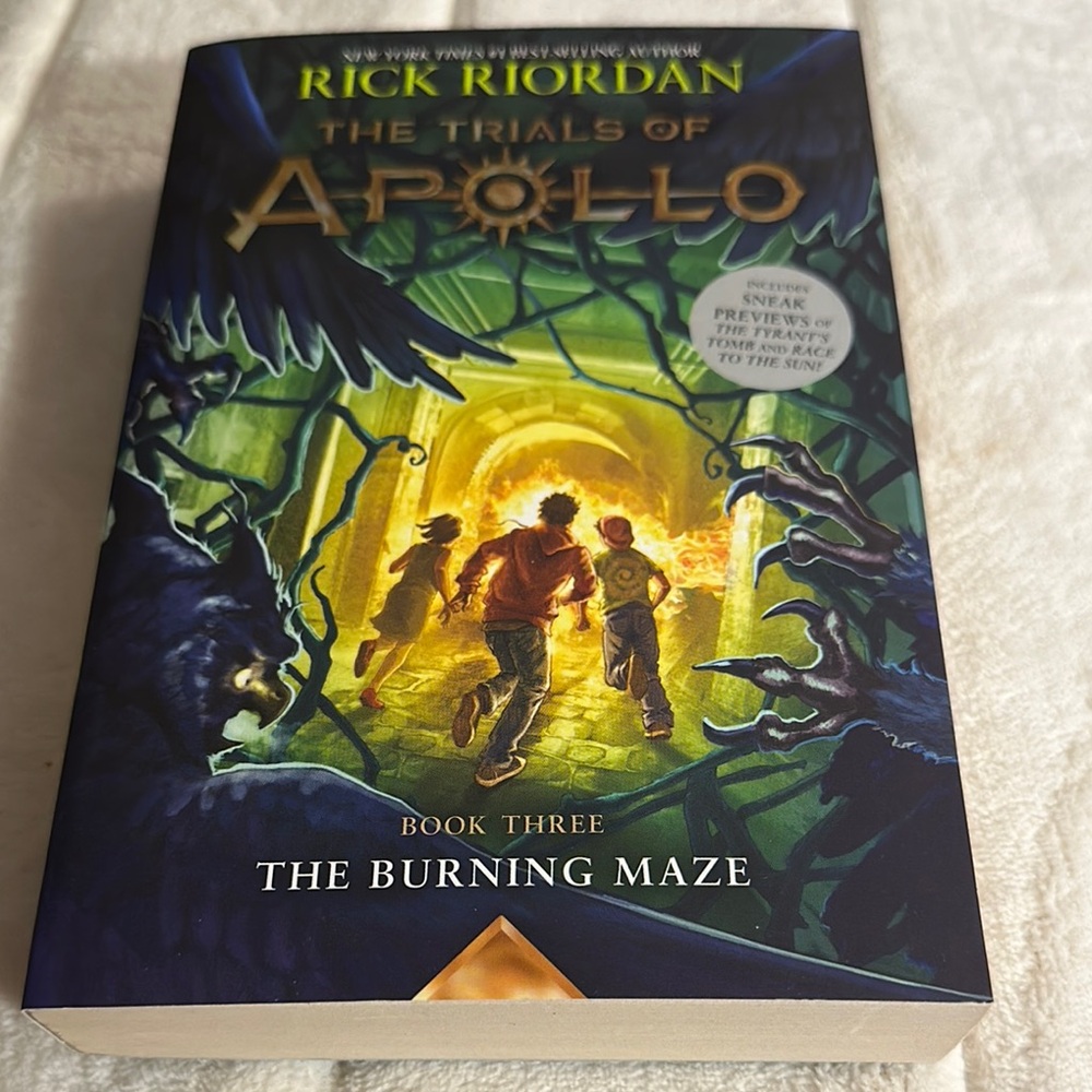The Trials of Apollo: The Burning Maze Book 3